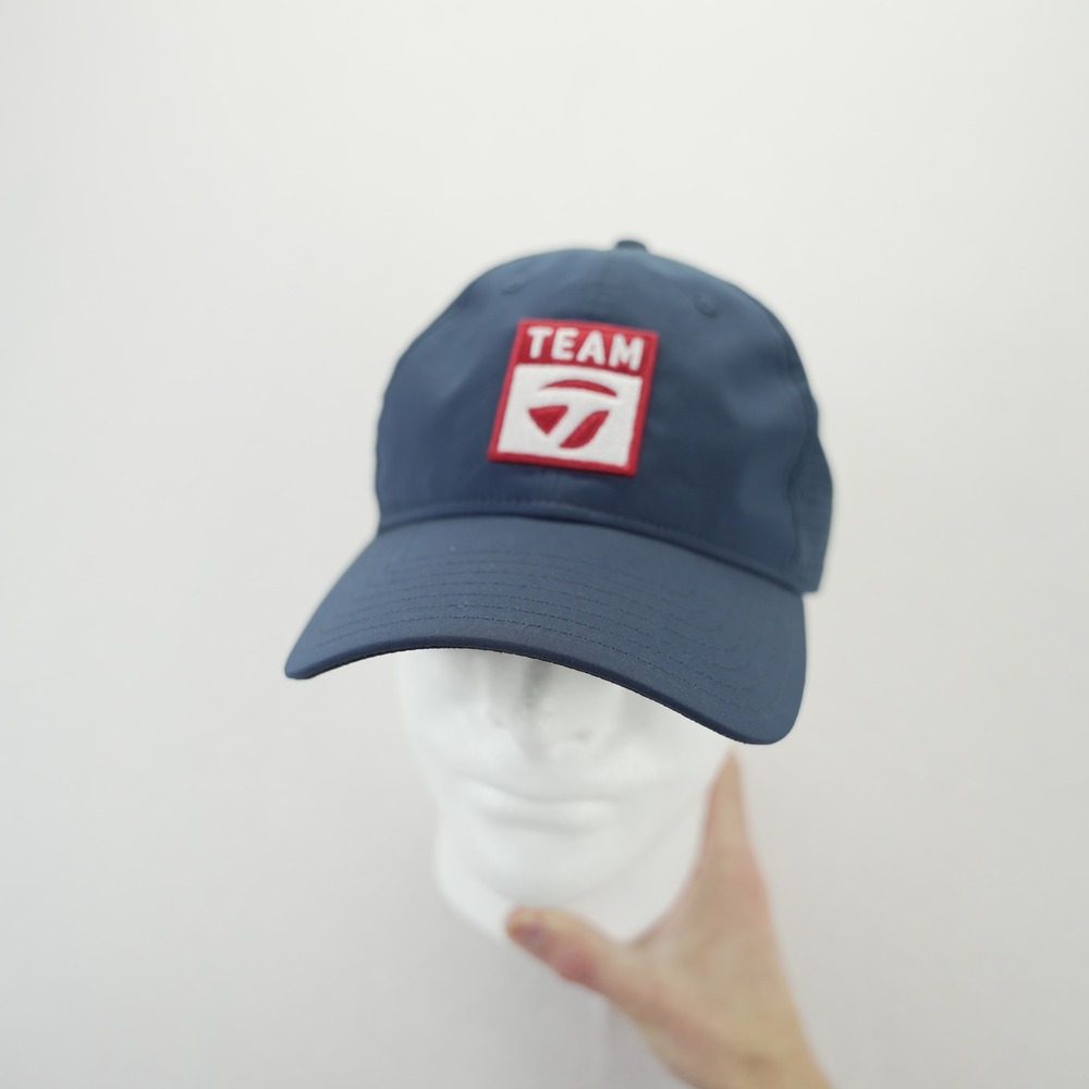 TaylorMade Team LiteTech Navy Blue Golf Hat Adjustable Performance Cap NEW